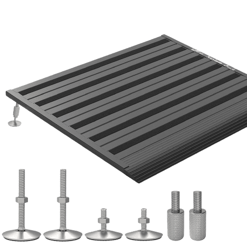 Adjustable Threshold Ramp for Doorways, 30 x 36 in, 2.6-7.3 in